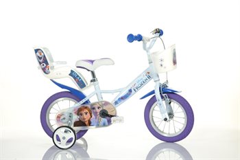 12 Licens Frozen 2 Cykel Med Cykelkurv Og Cykelstol