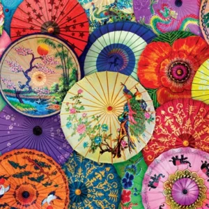 Asian Oil-Paper Umbrellas