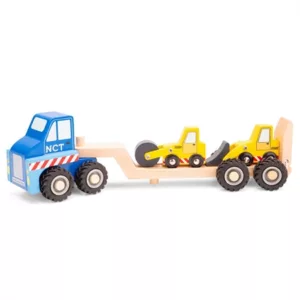 Autotransporter Med Arbejdsbiler Fra New Classic Toys