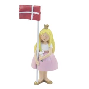 Bordpynt - Prinsesse Med Flag Fra Kids By Friis