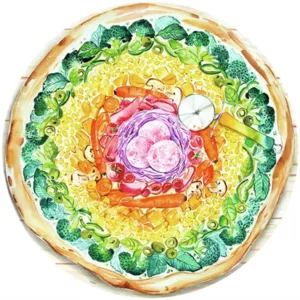 Circle Of Colors - Pizza