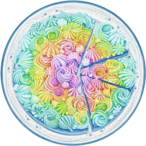 Circle Of Colors - Rainbow Cake