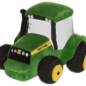 Grøn Traktor Bamse Fra Teddykompaniet