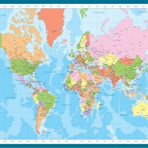 Modern Map Of The World
