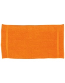Orange Håndklæde Med Navn - 50 X 90 Cm