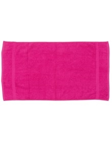 Pink Håndklæde Med Navn - 70 X 130 Cm