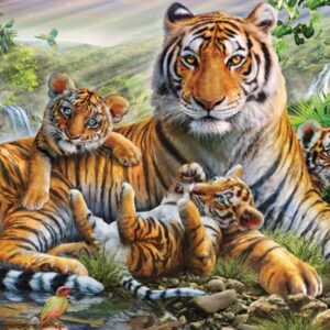Tiger And Cubs