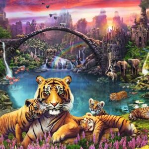 Tiger In Paradise Lagoon