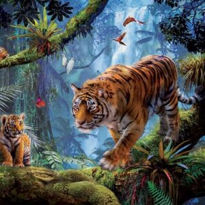 Tigers In The Tree