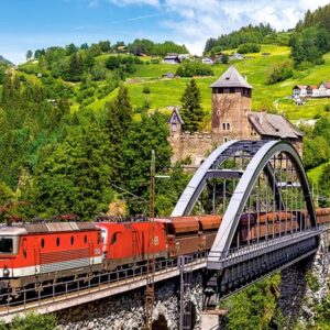 Train On The Bridge