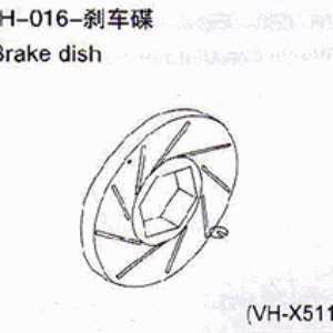 Vh-016 Brake Dish 1Pcs