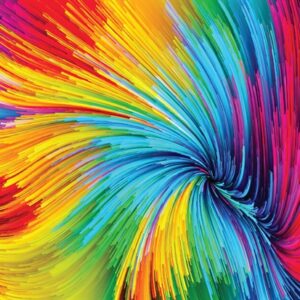 Colorful Paint Swirl