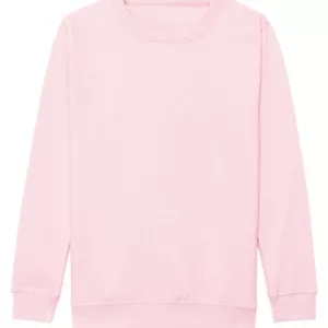 Sweatshirt I Baby Pink Med/Uden Navn