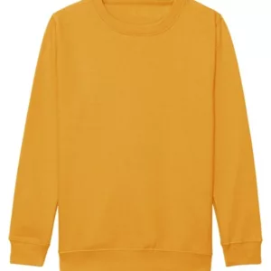 Sweatshirt I Mustard Med/Uden Navn