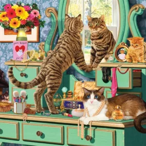 Cats Dressing Table
