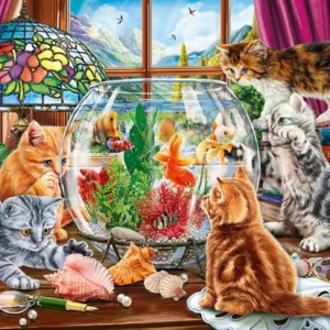 Kittens And The Aquarium