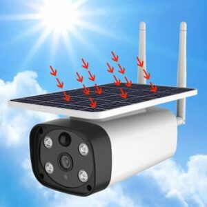 Alcotell Overvågning Ip Kamera Med Wifi Og Solceller - Kræver Ingen Kabel