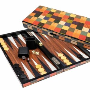 Backgammon Fourni I Stor Udgave Med Magnet Lås.