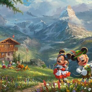 Disney Mickey And Minnie In The Alps