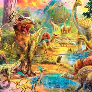 Landscape Of Dinosaurs