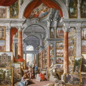 Picture Gallery With Views Of Modern Rome
