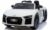 Audi R8 Spyder Hvid 12V, Fjernbetjening, 3 Speed